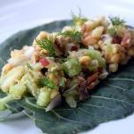 Canadian Refreshing Chickpea Salad With Apples and Pecans Appetizer