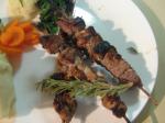 American Spiced Lamb Kebabs Appetizer