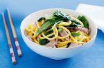 Canadian Noodles With Tuna And Asian Greens Recipe Appetizer