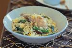 Indian Chicken And Green Bean Pulao With Chilli Yoghurt Recipe Dessert