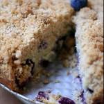 American Blueberry Crumb Cake 1 Dessert