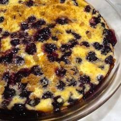 American Raspberry Butter Milk Clafoutis Dessert