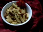 American Penne With Chicken Sundried Tomatoes and Pine Nuts Dinner