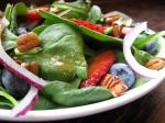 American Spinach Salad With Fresh Summer Berries Appetizer