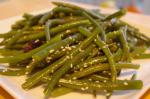 Canadian Green Beans With Sundried Tomatoes and Almonds Dinner