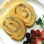 American Ham and Cheese Roulade Appetizer