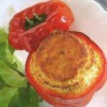 American Peppers with Corn Souffle Appetizer