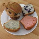 American Muffins Easy to Bilberries Dessert