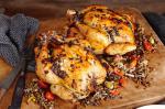 Moroccan Chermoula Chicken On Braised Lentils Recipe Dinner