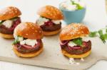 Moroccan Moroccan Lamb Sliders With Feta And Pickled Red Onion Recipe Appetizer