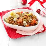 Wheat Berry Salad with Artichokes and Cranberries recipe
