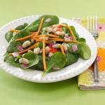 American White Bean and Spinach Salads Dinner