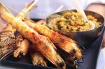 American Barbecued Prawns With Papaya And Chilli Relish Recipe BBQ Grill
