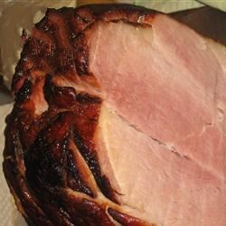 American Apricot Brown Sugar Ham Recipe BBQ Grill