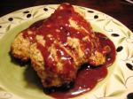 American Pecan Crusted Chicken With Raspberry Sauce Dessert