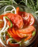 American Fresh Tomato Pepper Salad Appetizer