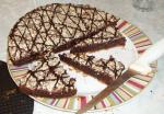 American Brownie Ganache Torte Dessert