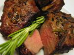 American Lamb Chops in a Red Wine Olive Marinade Dinner