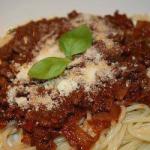 American Bolognese Sauce with Red Wine Dinner