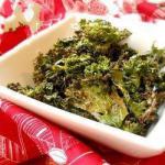 American Chips of Homemade Kale Appetizer