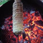 Hungarian Barbecued Chimney Cake BBQ Grill