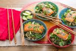 Japanese Seared Salmon and Long Beans Appetizer