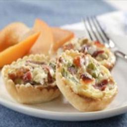 British Bacon and Mushroom Bite-size Quiche Dessert