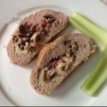 Swiss Loaf Baked with Mushrooms Ham and Smoked Scamorza Appetizer