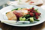 American Baked Salmon With Pesto Potatoes And Beans Recipe Dinner