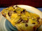 French cheese Mushroom Toast Appetizer