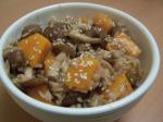 Japanese Mushroom Chestnut  Butternut Squash Pilaf recipe