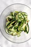 American Crisp Cucumber Ribbon Salad Dinner