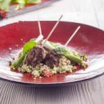 American Kofte with Ground Beef with Tabouleh Appetizer