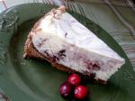 Canadian Swirled Cranberry Cheesecake Dessert