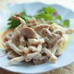 Salad with Squid and Mushrooms Marinated recipe