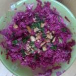 American Salad of Beet with Nuts Appetizer