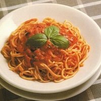 Spaghetti Sabatini-style recipe