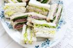 American Roast Beef And Semidried Tomato Sandwiches Recipe Appetizer