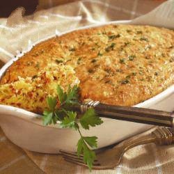 American Ham Casserole Potatoes with Appetizer