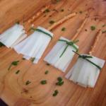 Witches Broom Made of Cheese halloween Snack recipe