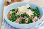 American Broccolini And Rice Soup Recipe Appetizer