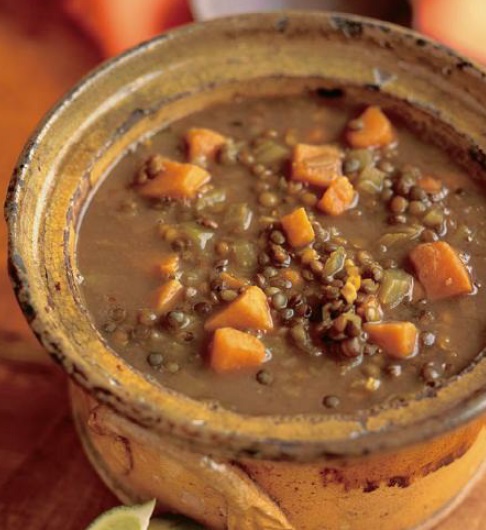 Australian Curried Sweet-potato and Lentil Soup Soup