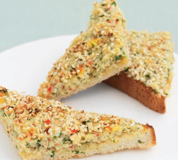 Australian Sesame Prawn Toasts Appetizer