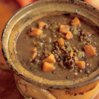 Curried Sweet-potato and Lentil Soup recipe