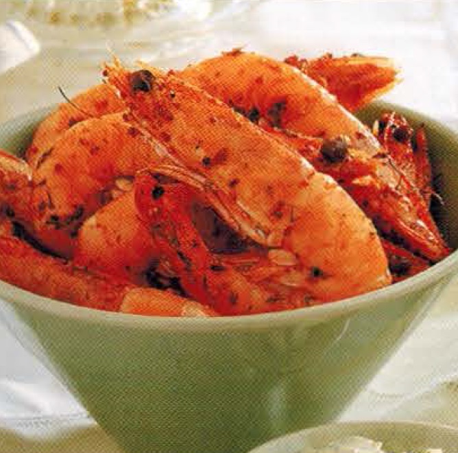 British Prawns With Dill Mayonnaise Appetizer