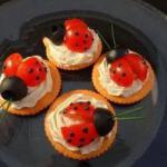 British Ladybird Perfect as An Aperitif Appetizer