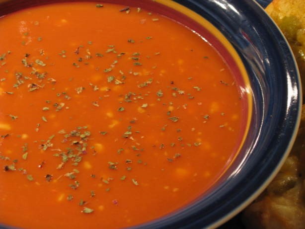 American Tomato Soup for Lovers of Spice Appetizer
