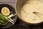 American Egg and Lemon Soup with Ramps Recipe Soup