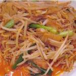Korean Sauteed Kimchi and Soybean Sprouts Appetizer