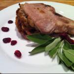 Australian Cranberry Infused Pork Chop Dessert